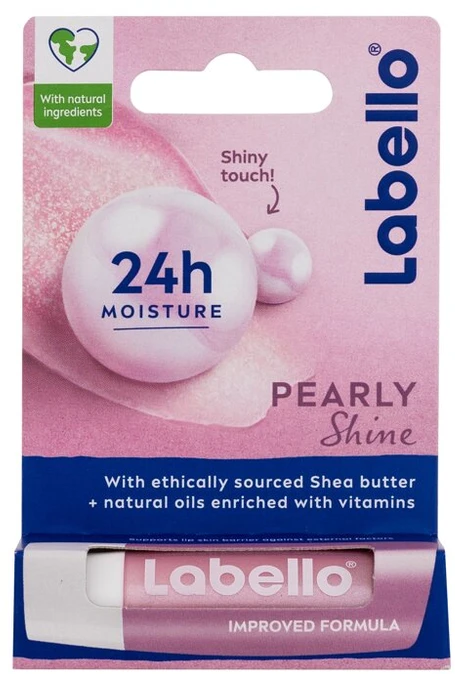 Labello Pearly Shine Caring Lūpų balzamas 4.8 g