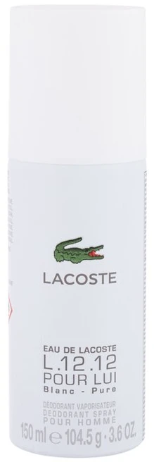 Lacoste Eau de Lacoste L.12.12 Blanc Dezodorantas vyrams, 150 ml