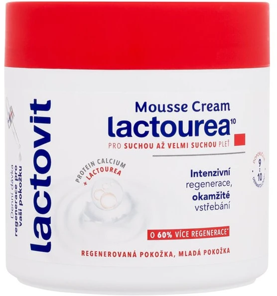 Lactovit LactoUrea Regenerating Mousse Kreminis Body Kreminis