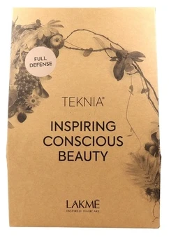 „Lakme Teknia Full Defense“ mažmeninė pakuotė: Šampūnas, 300 ml, Priemonė, 250 ml, Purškalas, 300 ml