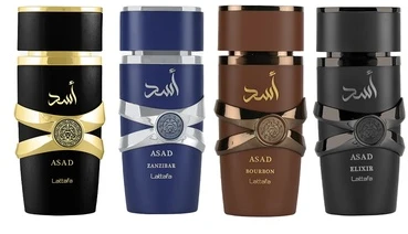 Lattafa Asad Collection kvepalų rinkinys vyrams (EDP, 4 x, 25 ml)