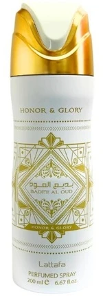 Lattafa Badee Al Oud Honor and Glory Desodorante Purškiklis purškiamas dezodorantas, 200 ml