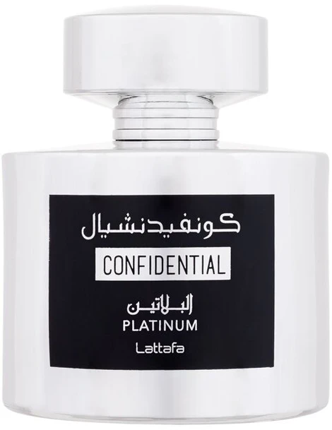 Unisex kvepalai Lattafa Confidential Platinum EDP, 100 ml