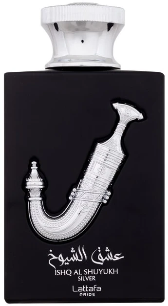 Lattafa Ishq Al Shuyukh Sidabrinis EDP parfumuotas vanduo unisex, 100 ml