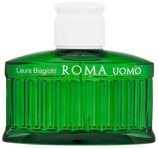 Laura Biagiotti Roma Uomo Žalias Swing EDT tualetinis vanduo vyrams, 125 ml