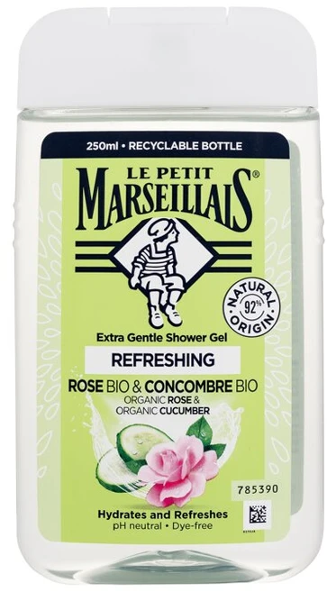 Le Petit Marseillais Extra Gentle Dušo želė Bio Rose & Bio Cucumber Dušo želė