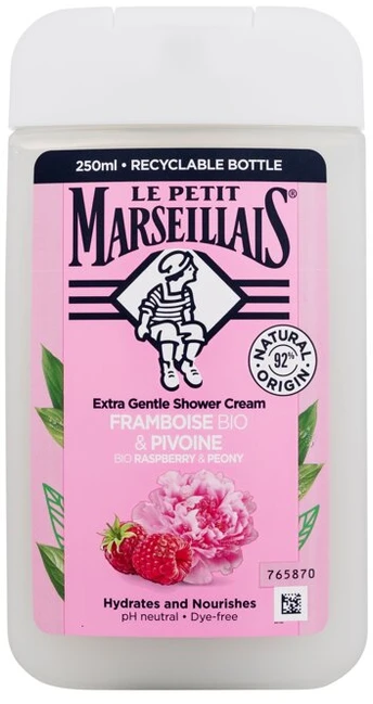 Le Petit Marseillais Extra Gentle Shower Kreminis Organic Raspberry & Peony Shower Kreminis