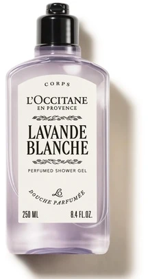 L’Occitane L'Occitane en Provence, Lavande Blanche, Cleansing & Softening, Dušo želė, For All Skin Types, 250 ml Unisex