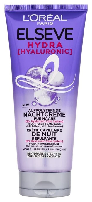 L'Oréal Paris Elseve Hyaluron Plump naktinė kreminis plaukų kaukė