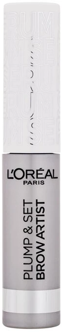 L'Oréal Paris Brow Artist Plump & Set Eyebrow Blakstienų tušas moterims, 4,9 ml