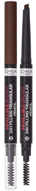 L'Oreal Paris Infaillible Brows 24H antakių užpildymas trikampis Pieštukas 5.23 Auburn