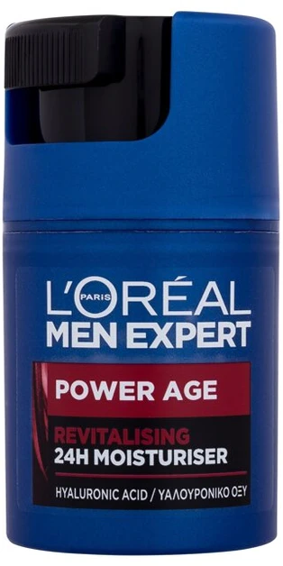 L'Oréal Paris Men Expert Power Age 24H Moisturizer Day kreminis vyrams, 50 ml