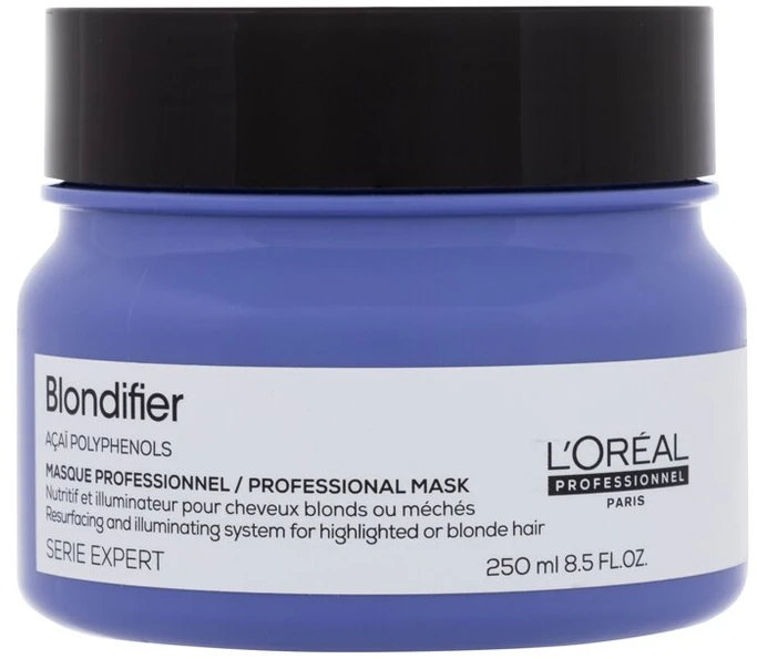 L'oreal Serie Expert Blondifier Resurfacing & Illuminating System Masque For Skirtas šviesiems plaukams Hair 250ml