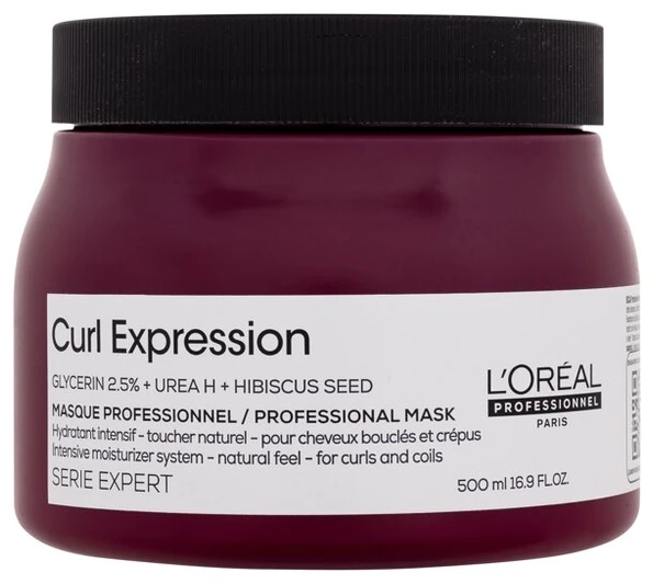 Kaukė garbanotiems plaukams L'oreal Professionnel Curl Expression Intensive Moisturizer Mask 500ml