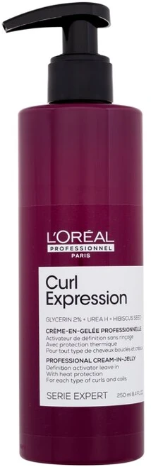 Apsauginis kremas nuo karščio L'oreal Professionnel Curl Expression Kreminis-In-Jelly​ Definition Activator 250ml
