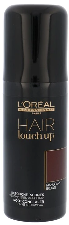 Purškiami dažai ataugusioms plaukų šaknims maskuoti  L'oreal Professionnel Hair Touch Up, kaštono ruda spalva, 75 ml
