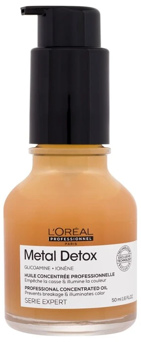 L'Oréal Professionnel Metal Detox Concentrated Oil Koncentruotas apsauginis plaukų aliejus, 50 ml