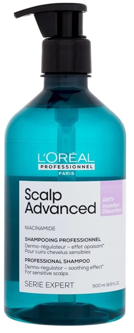 Šampūnas jautriai galvos odai L’oreal Scalp Advanced Anti-Discomfort Šampūnas 500 ml