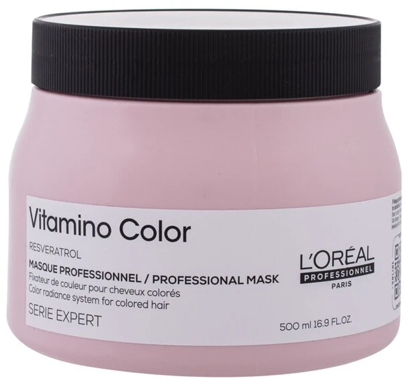 Spalvos spindesį atkurianti kaukė L‘oreal Professionnel Vitamino Color Mask 500ml