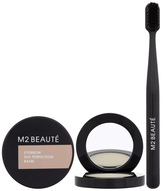 M2 Beauté Eyebrow Silk Perfection Balm antakių gelis ir antakių pomada