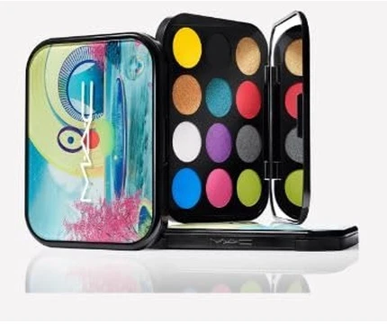 „MAC Connect In Colour“ akių šešėlių paletė „Hi-Fi Colour“ 12 atspalvių 12,2 g