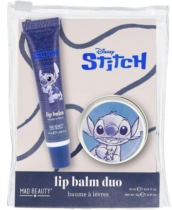 Mad Beauty „Stitch Denim“ lūpų priežiūros dovanų rinkinys