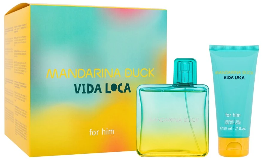 Mandarina Duck Vida Loca rinkinys vyrams (EDT, 100 ml + dušo želė, 50 ml)