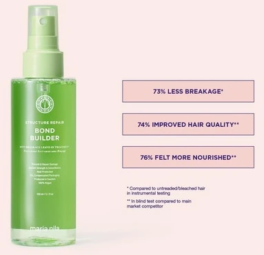 Maria Nila Nenuplaunama priemonė nuo plaukų lūžinėjimo „Structure Repair Bond Builder“ 150 ml