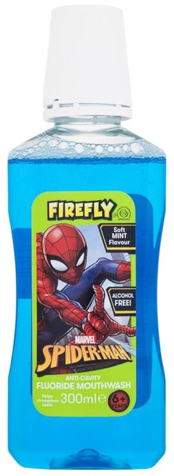„Marvel Spiderman Firefly“ burnos skalavimo skystis nuo ėduonies su fluoru