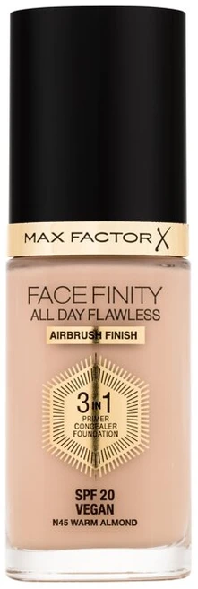 Max Factor Facefinity All Day Flawless makiažo pagrindas moterims 30 ml, WARM ALMOND