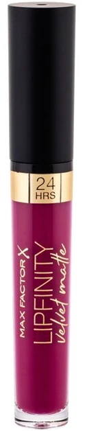 Max Factor Lipfinity Velvet Matte Lūpų dažai, 3,5 ml, spalva - 005 Matte Merlot
