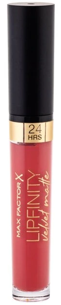 Max Factor Lipfinity Velvet Matte Lūpų dažai, 3,5 ml, spalva - 045 Posh Pink