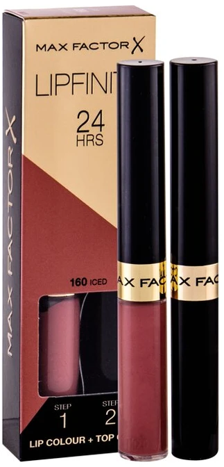 "Max Factor Lipfinity" lūpų dažai 24h 160 Iced 2ml