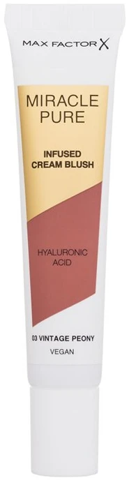 Max Factor Miracle Pure Infused Kreminis Blush Blush moterims, 15 ml