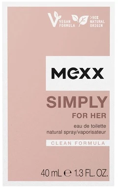 Kvepalai moterims Mexx Simply Natural EDT, 40 ml
