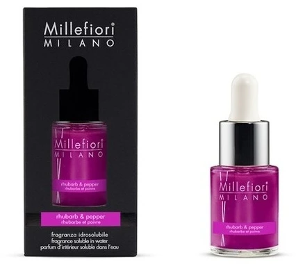 Millefiori Milano Fragrance Soluble in Vanduo Rhubarb & Pepper, 15 ml