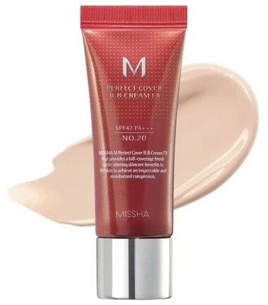 Missha BB cream SPF 42 Perfect Cover (BB kremas) 20 ml