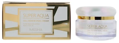 Missha Super Aqua Cell Renew Snail Kreminis regeneruojantis veido kremas, 50 ml