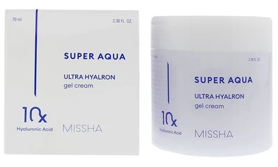 Missha drėkinamasis odos gelio kremas Super Aqua (Ultra Hyalron Gel Kreminis) 70 ml