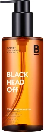 Missha valomasis aliejus nuo inkštirų Super Off Juodas Head Off (giliai valomasis drėkinamasis aliejus), 305 ml