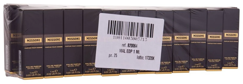 Missoni Parfum Pour Homme EDP parfumuotas vanduo vyrams, 25x1 ml