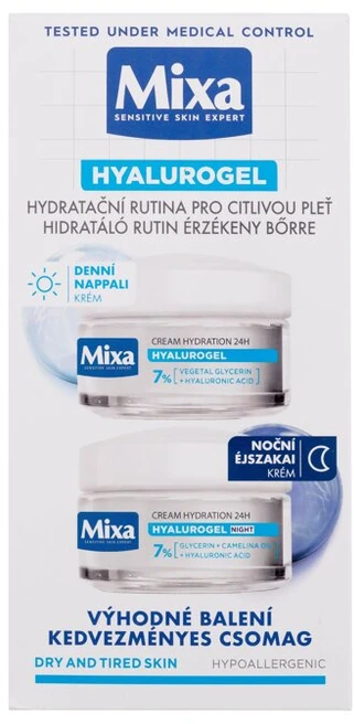 Mixa Hyalurogel Night Night Skin Kreminis