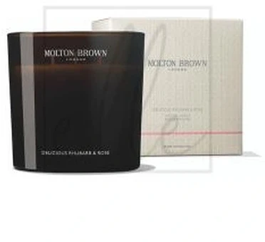 Molton Brown Gardžioji rabarbarų ir rožių kvapioji žvakė 600 g