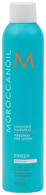 Moroccanoil Finish Luminous Hairspray Medium vidutinės fiksacijos plaukų lakas, 330 ml