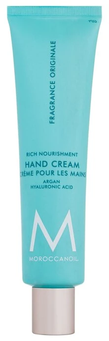 Moroccanoil kūno kvapas originalus hialurono rūgšties drėkinamasis rankų kremas su gintaro ir saldžiųjų gėlių aromatu, 100 ml