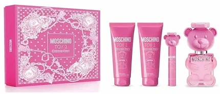 Kvepalų rinkinys moterims Moschino Toy 2 Bubble Gum (EDT, 100 ml + dušo želė, 100 ml + kūno losjonas, 100 ml + EDT, 10 ml)