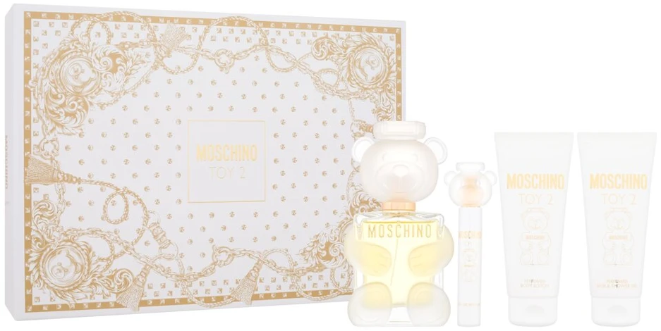 Moschino Toy 2 rinkinys moterims (EDP, 100 ml + kūno losjonas, 100 ml + dušo gelis, 100 ml + EDP, 10 ml)