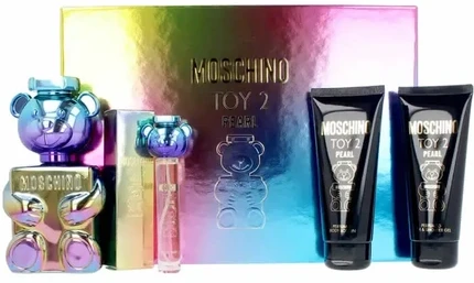 Unisex dovanų rinkinys Moschino Toy 2 Pearl, EDP 100 ml + kūno losjonas 100 ml + dušo želė 100 ml + EDP 10 ml