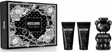 Kvepalų rinkinys vyrams Moschino Toy Boy (EDP, 50 ml + dušo želė, 50 ml + balzamas po skutimosi, 50 ml)