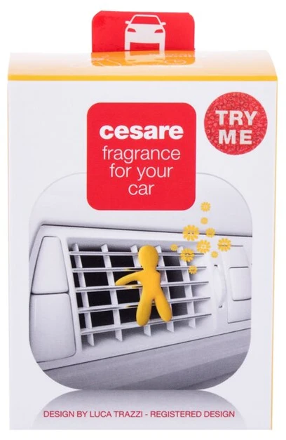 Mr&Mrs Fragrance Cesare Car Air Freshener Vanilla kvapas automobiliui, 1 vnt.